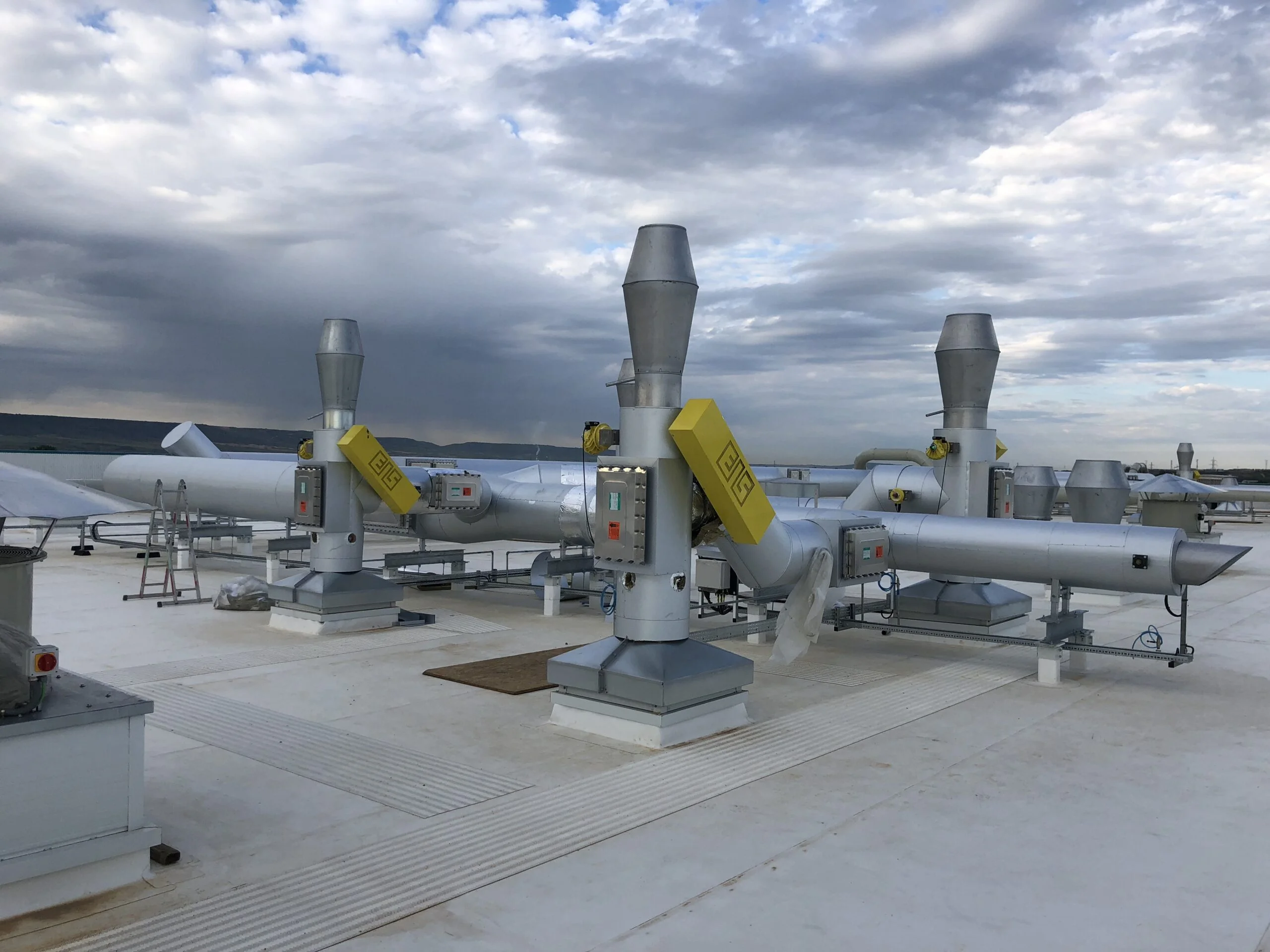 EIS ductowrk used at canning plant.