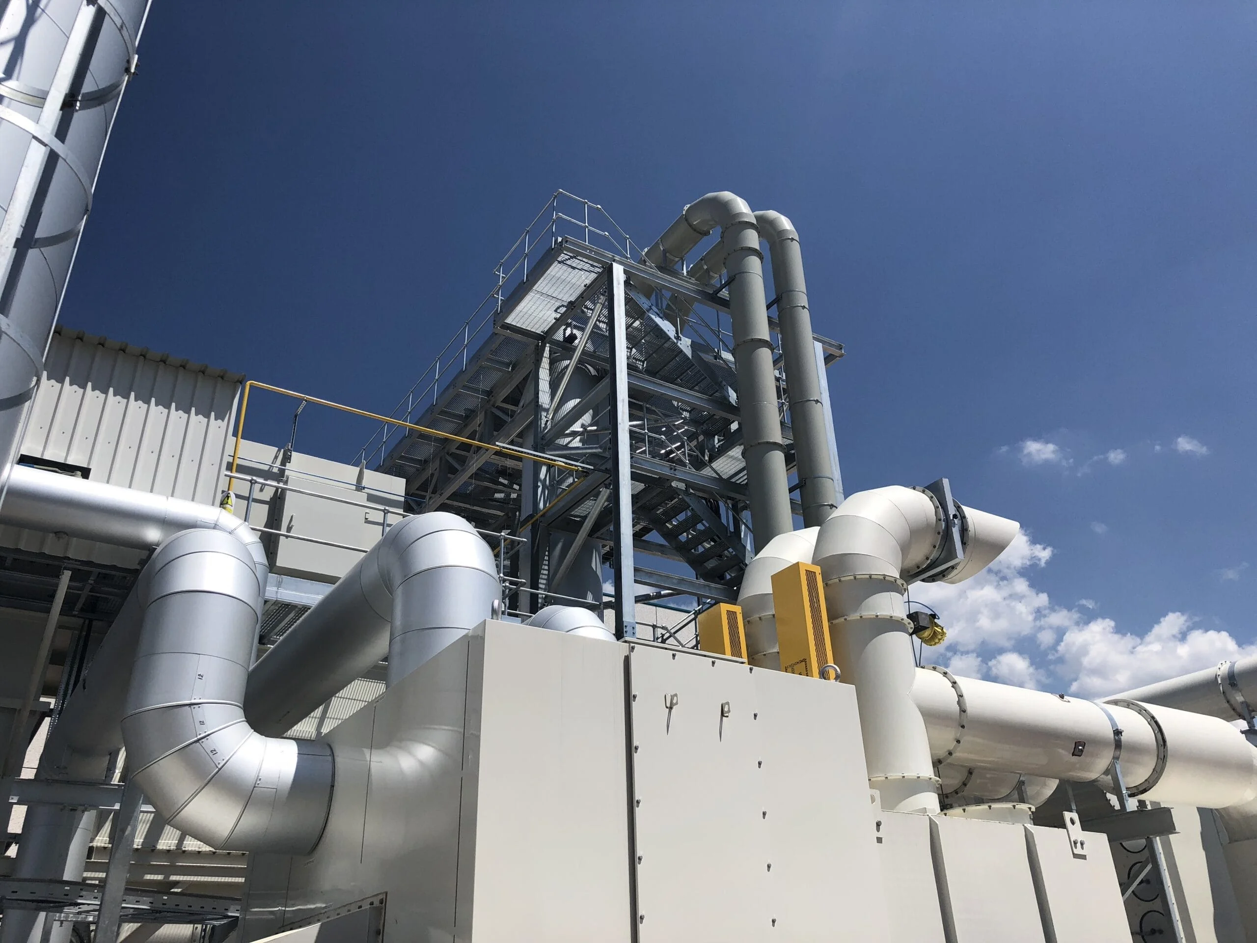 EIS Can Plant Spain View on Concentrator & Ductwork.