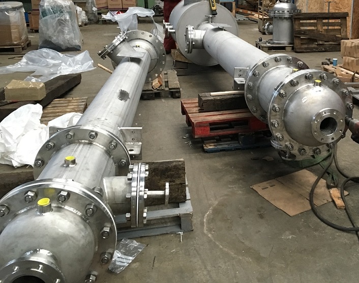 Scrubbers in production being manufactured.