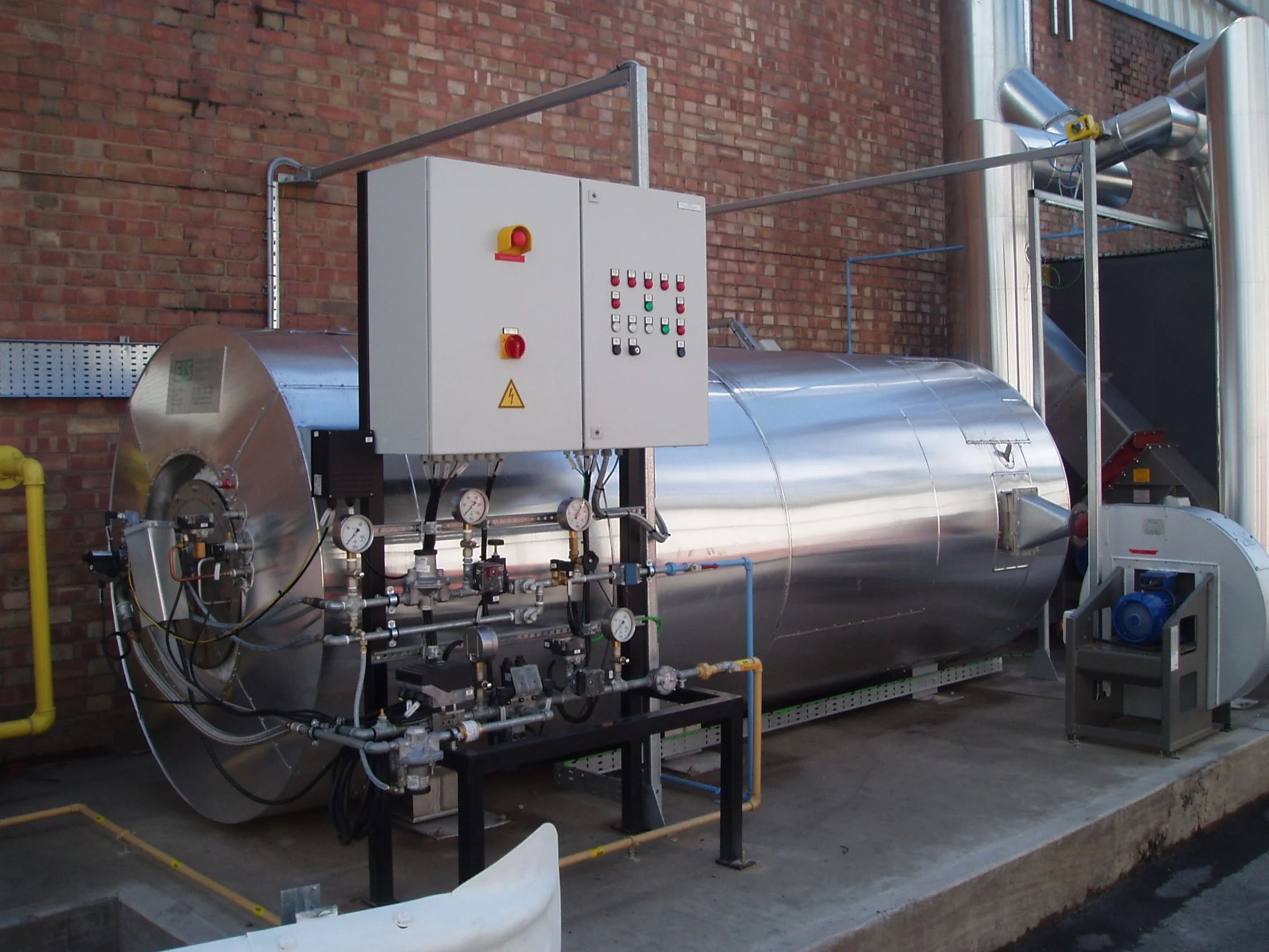 Exterior view of air treatment system.