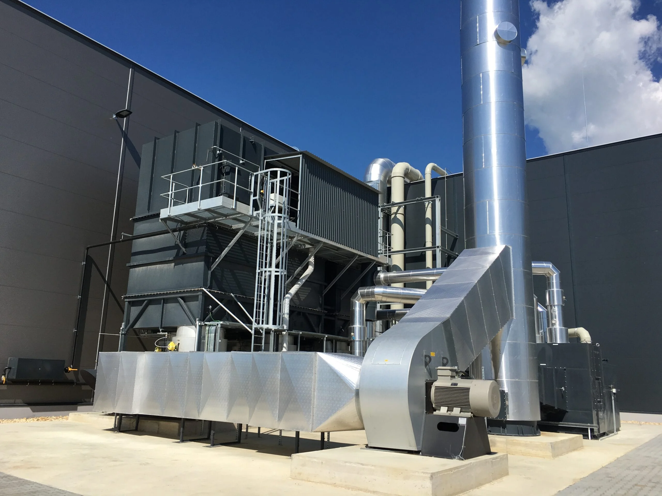 RTO Ductwork and Concentrator at canning plant.