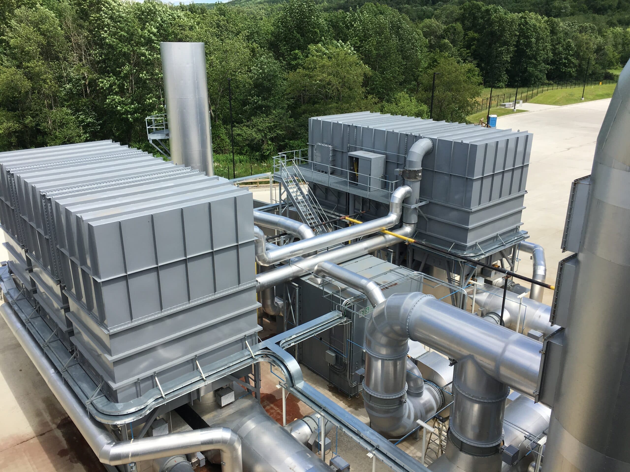 2 RTOs & Concentrator & Ductwork at Can Plant.