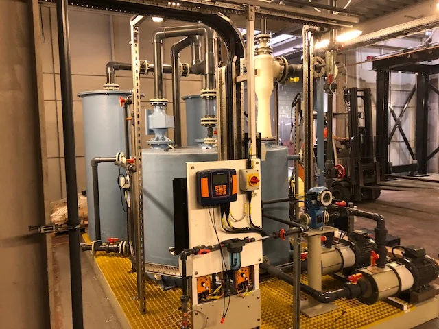 Venturi Scrubber and Carbon Bed.